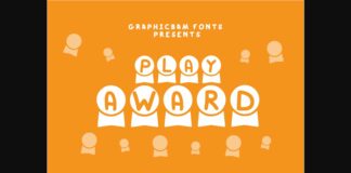 Play Award Font Poster 1