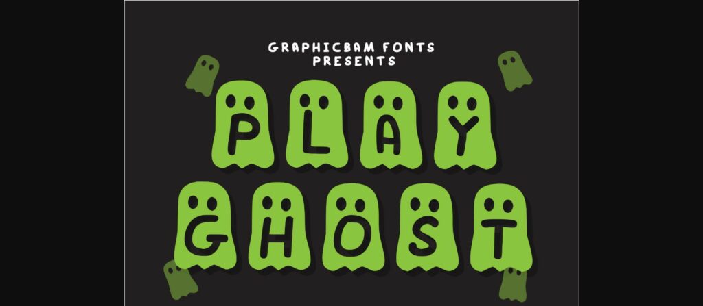 Play Ghost Font Poster 3