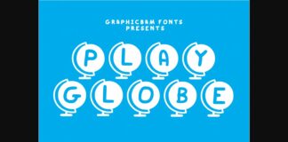 Play Globe Font Poster 1