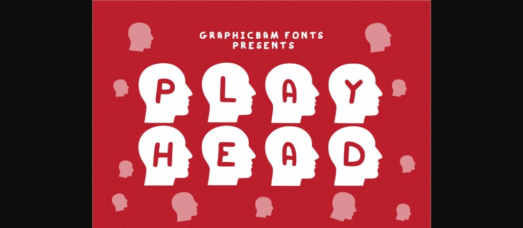 Play Head Font Poster 3