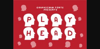 Play Head Font Poster 1