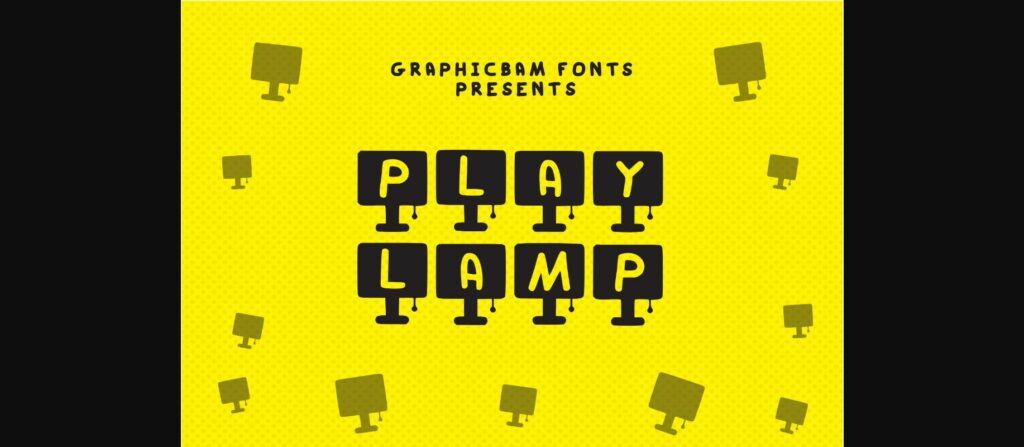 Play Lamp Font Poster 1