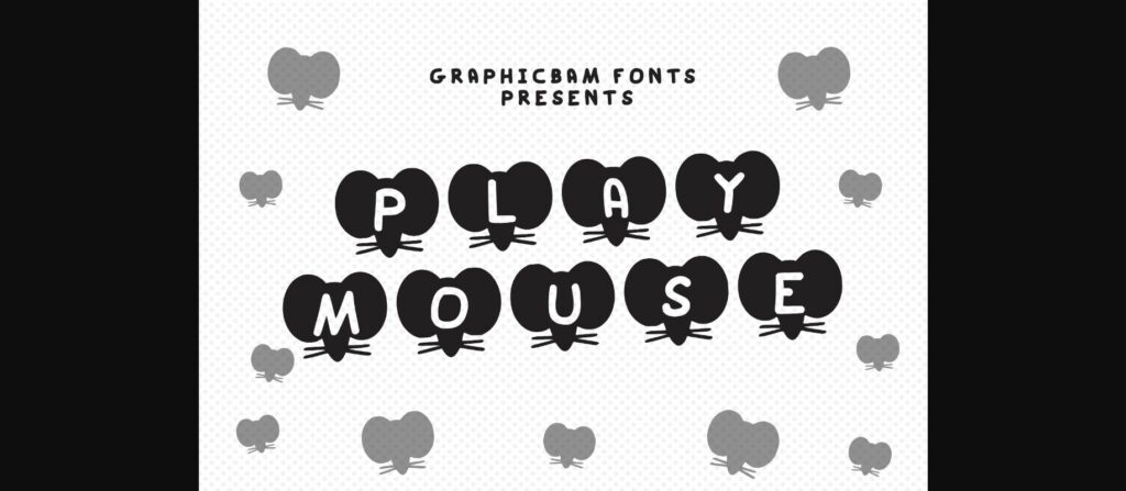 Play Mouse Font Poster 3