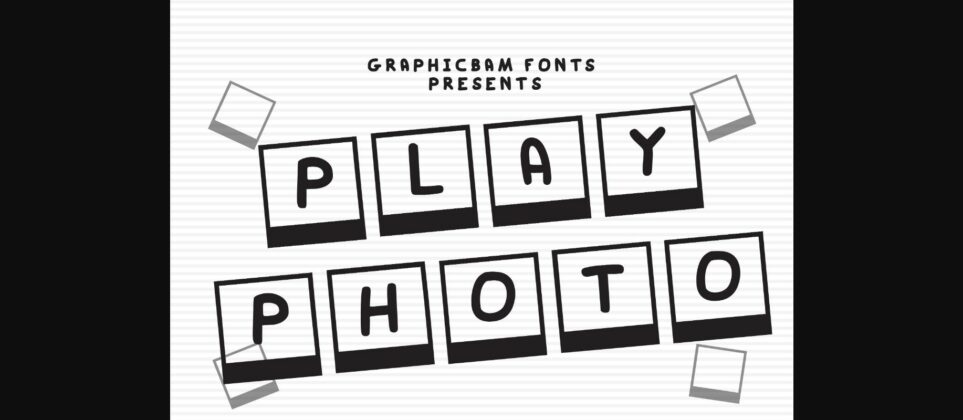 Play Photo Font Poster 3