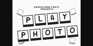 Play Photo Font Poster 1