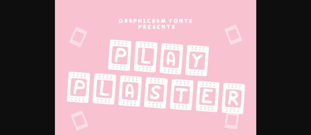 Play Plaster Font Poster 1