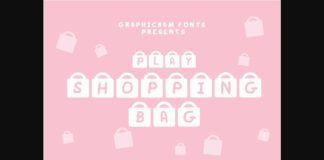 Play Shopping Bag Font Poster 1