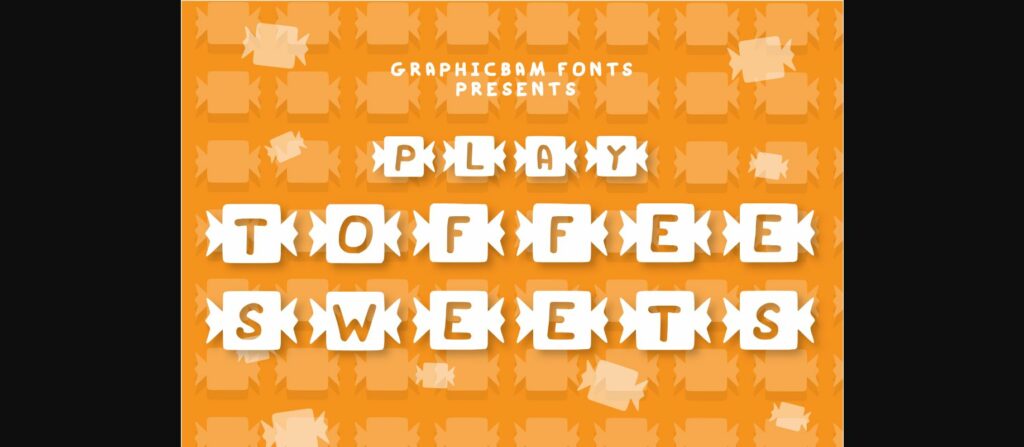 Play Toffee Sweet Font Poster 3