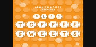 Play Toffee Sweet Font Poster 1