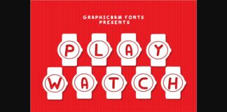 Play Watch Font Poster 1