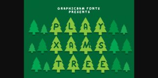 Play Xmas Tree Font Poster 1