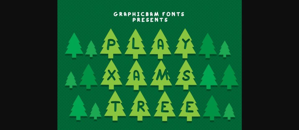 Play Xmas Tree Font Poster 1