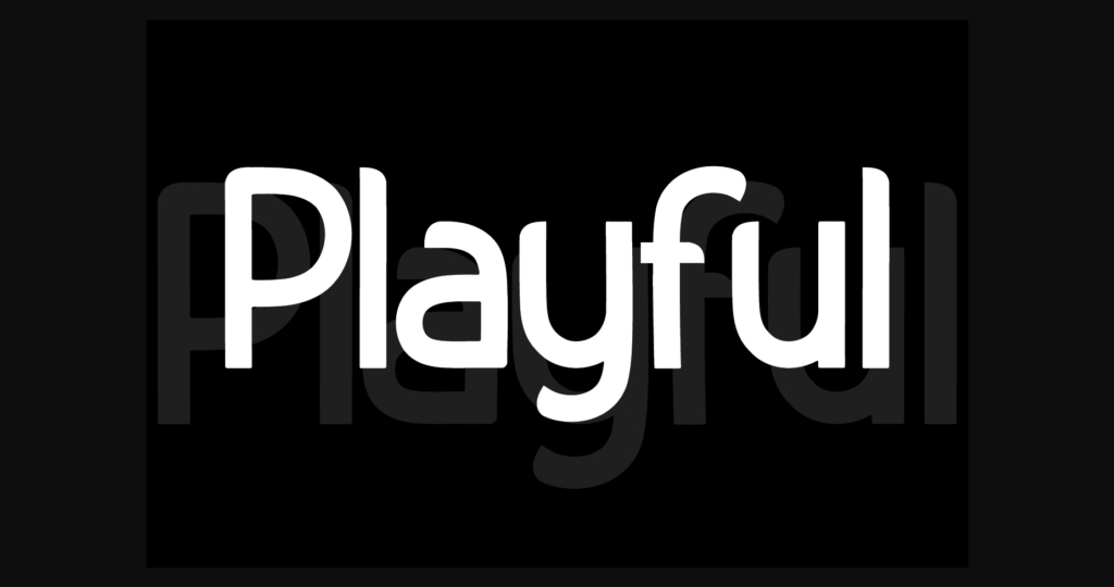 Playful Font Poster 3