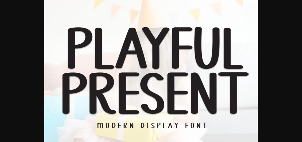 Playful Present Font Poster 3