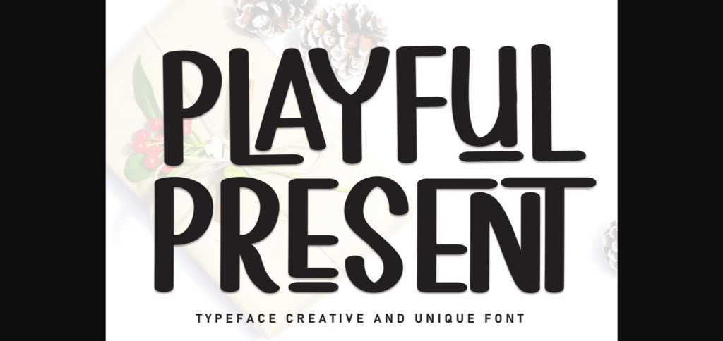 Playful Present Font Poster 3