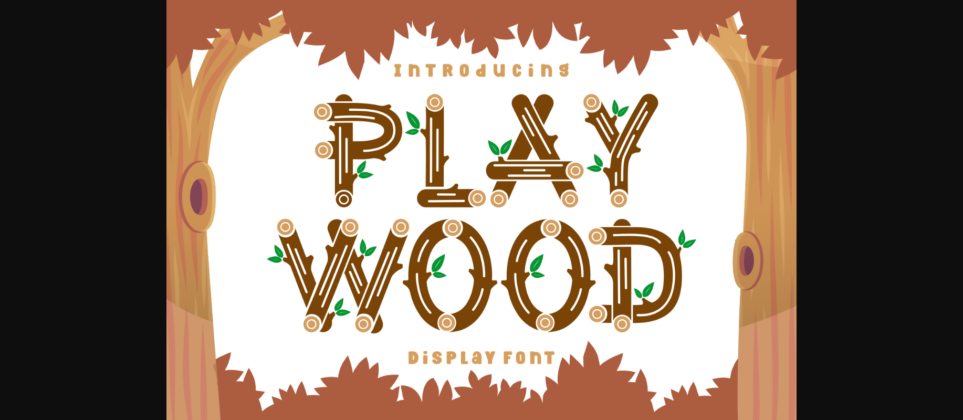 Playwood Font Poster 3