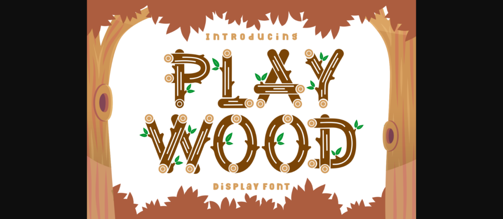 Playwood Font Poster 1