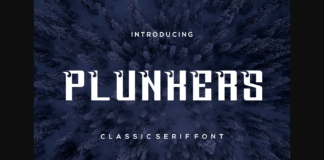 Plunkers Font Poster 1