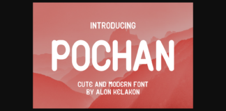 Pochan Font Poster 1