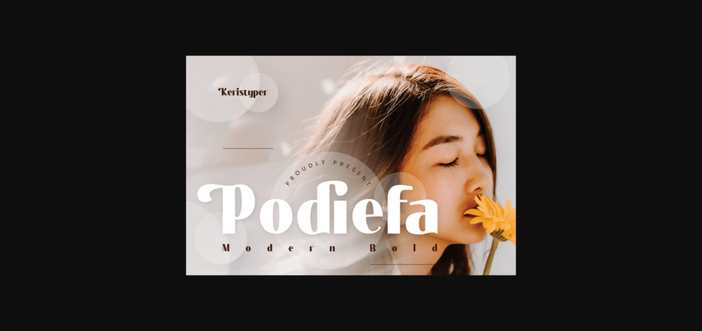 Podiefa Font Poster 3