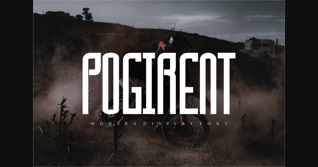 Pogirent Font Poster 3