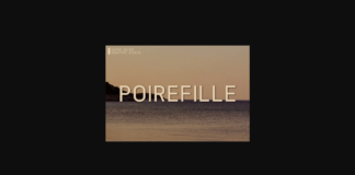 Poirefille Font Poster 1