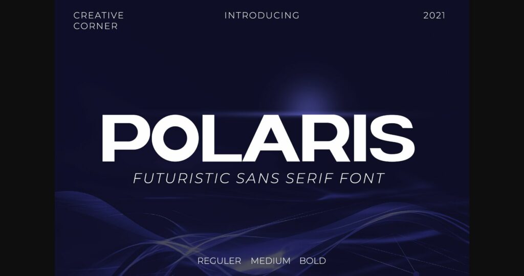 Polaris Font Poster 1