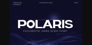 Polaris Font Poster 1