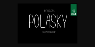 Polasky Font Poster 1