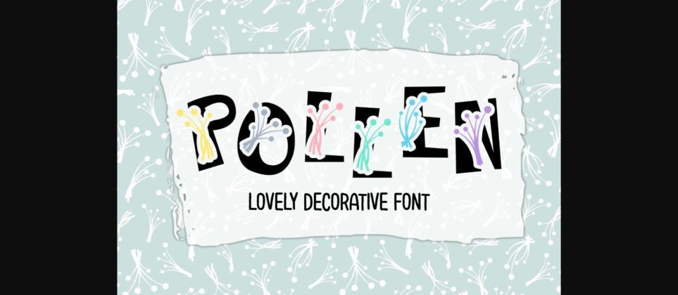 ‪Pollen‬ Font Poster 3