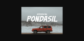 Pondasil Font Poster 1