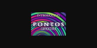 Pontos Font Poster 1