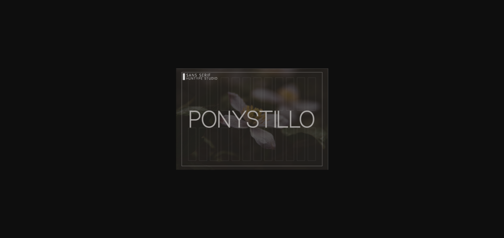 Ponystillo Font Poster 3