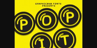 Pop It Font Poster 1