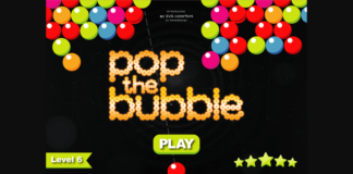 Pop the Bubble Font Poster 1