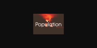 Population Font Poster 1