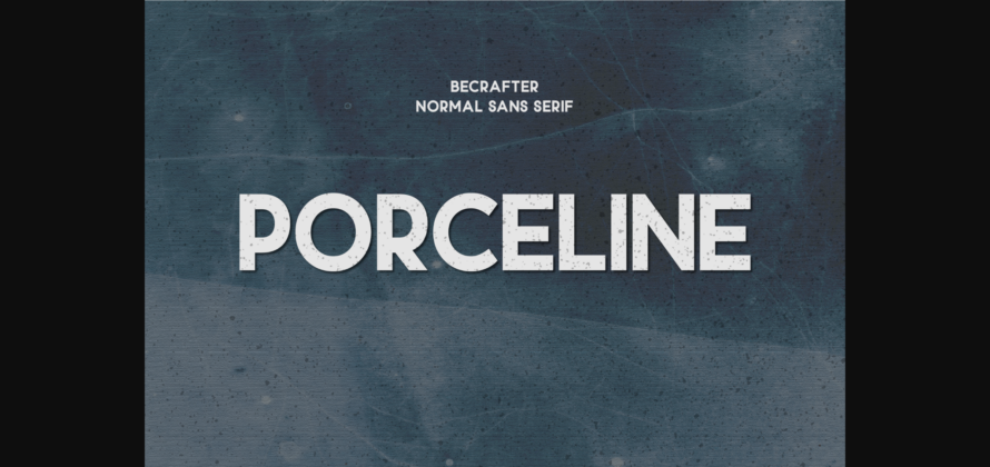 Porceline Font Poster 3