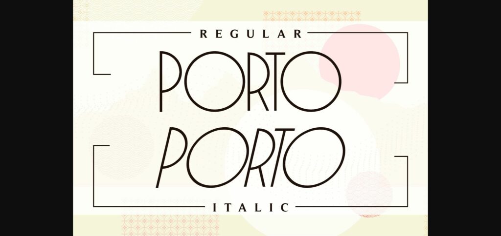 Porto Font Poster 5