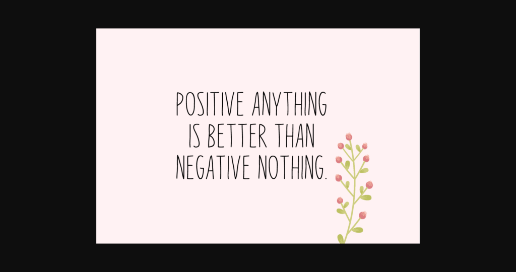 Positive Attitude Font Poster 6