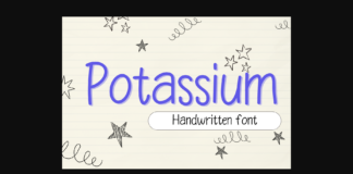 Potassium Font Poster 1