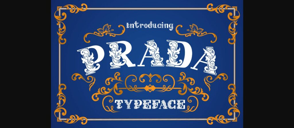 Prada Font Poster 1