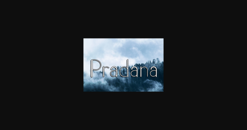 Pradana Font Poster 1