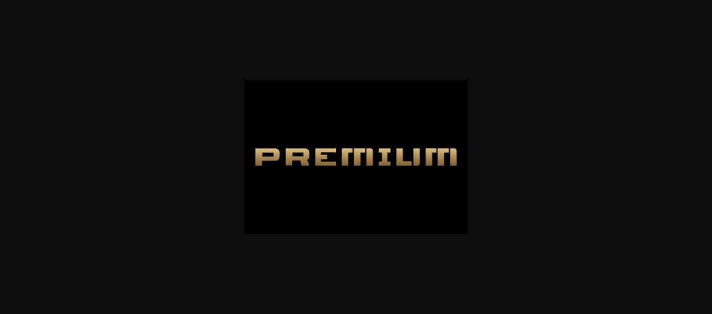 Premium Font Poster 1