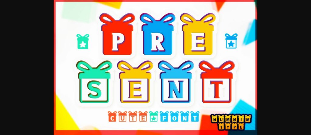 Present Font Poster 3