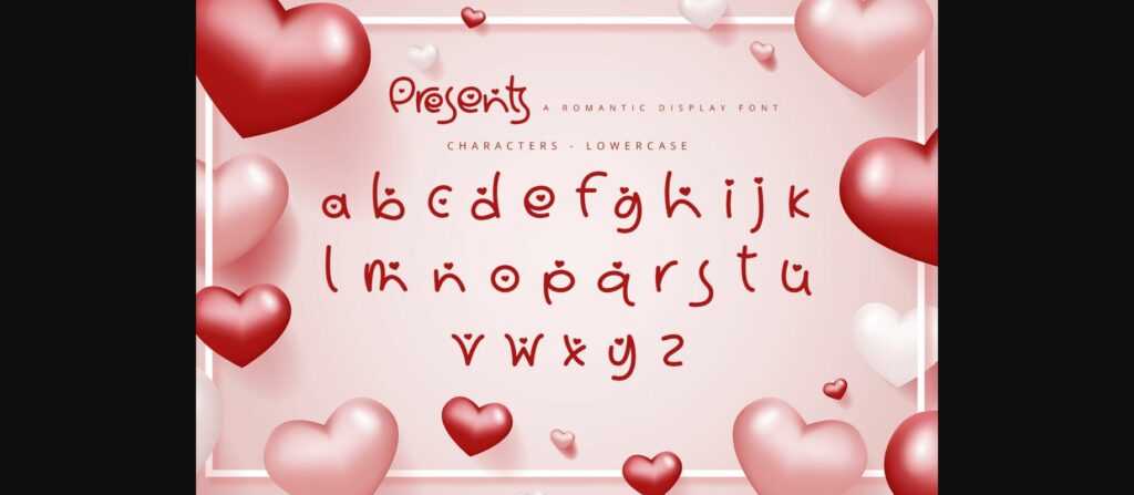 Presents Font Poster 9