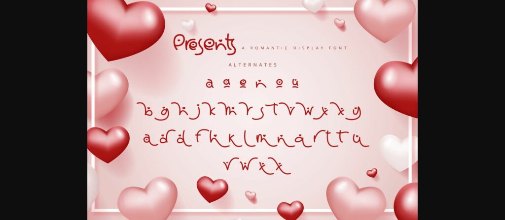 Presents Font Poster 11