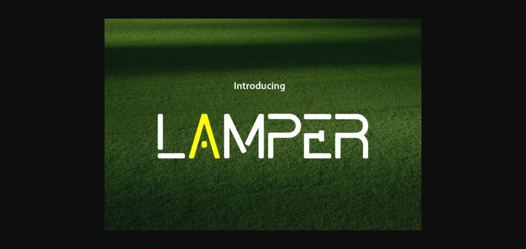 Lamper Font Poster 1