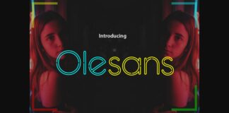 Olesans Font Poster 1