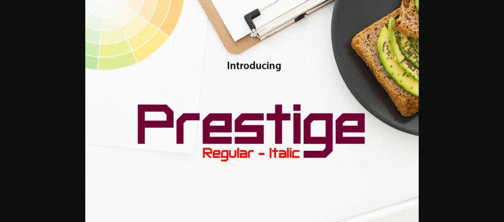 Prestige Font Poster 1