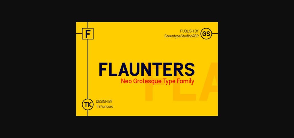 Flaunters Font Poster 1